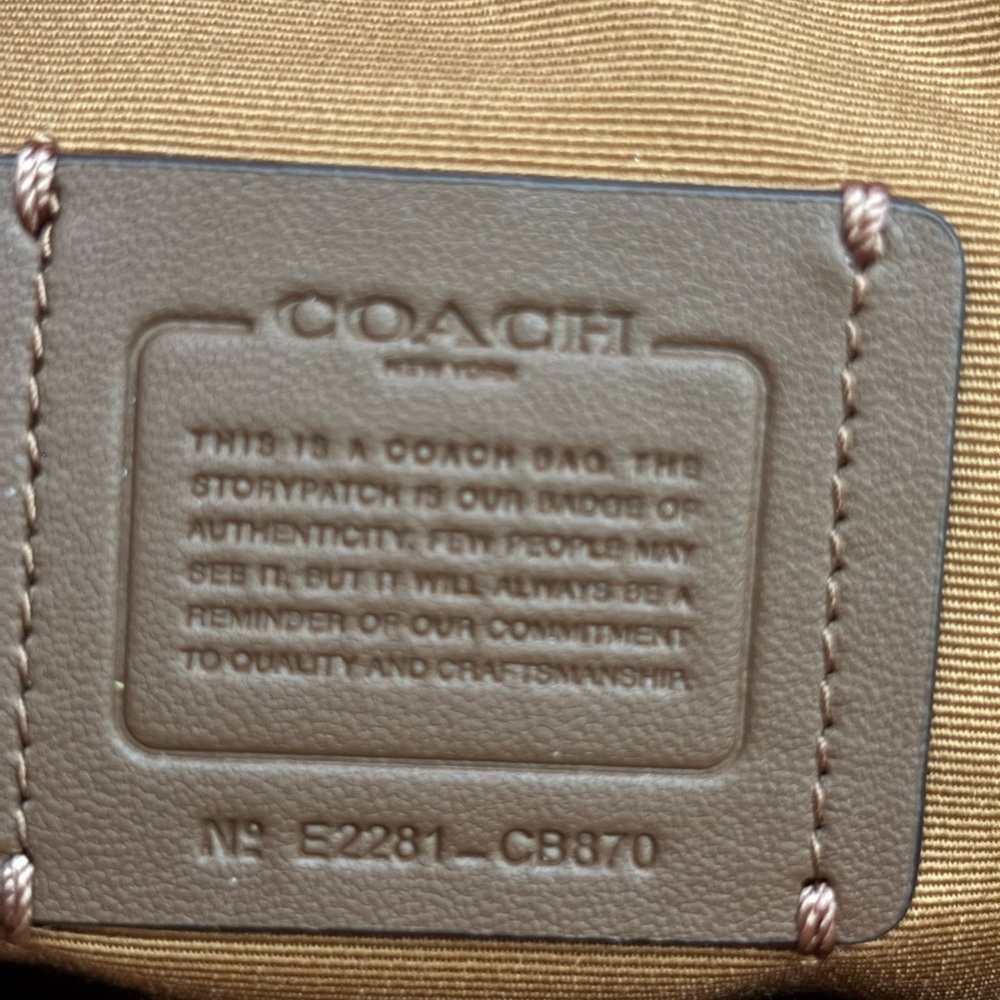 Coach Canteen Crossbody in Signature Canvas with Varsity Motif - Picture 9 of 10